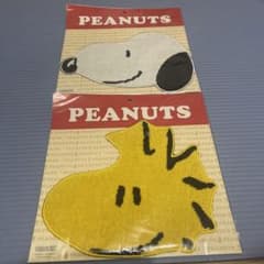 PEANUTS スヌーピー　ウッドストック　ダイカットミニタオルセットのサムネイル