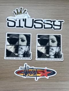 ロ*プ様 【正規品】STUSSY ステッカー 4枚セット NY SoHo店購入のサムネイル