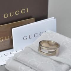 磨き済/美品 GUCCI リング 19号/18.9mm カットアウトG SV 磨き済/美品 GUCCI リング 19号/18.9mm カットアウトG SV - メルカリ