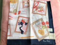 NINA RICCI 麻　大判ハンカチのサムネイル