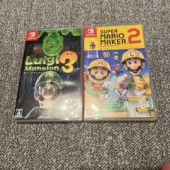 スプラトゥーン2 ルイージマンション2 スーパーマリオメーカー2 逃走中 ルイージマンション3 スーパーマリオメーカー2 Switchソフト2本セット