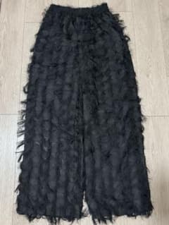 美品MAISON SPECIAL ブラックワイドパンツのサムネイル
