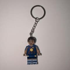 ヤマル【レゴ 互換品】FCバルセロナ サッカー ミニフィグ キーホルダー