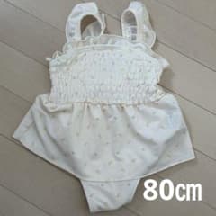 ベビー 女の子 水着 80サイズ フリル 花柄のサムネイル
