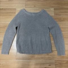 ROPE' ラメ入り ニット グレー 長袖のサムネイル