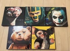 ポップアートパネル 映画キャラクター 5枚セット（ジョーカー / ギズモ 他）のサムネイル