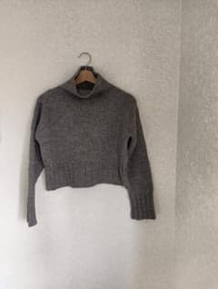 hussein chalayan ハイネック ニット グレー 40 - メルカリ