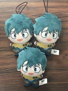 僕のヒーローアカデミア チビちびぐるみ　緑谷出久×3個
