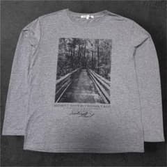 00s grunge PRIMAL POINT 風景写真Tシャツ グレー Mのサムネイル