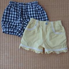 ショートパンツ 　2枚セット　110、20のサムネイル