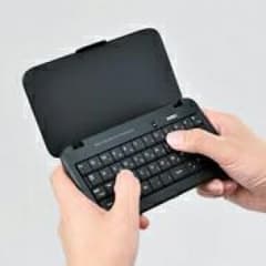 クラムシェル型 Bluetoothキーボード   TK-GMFBP029BKのサムネイル