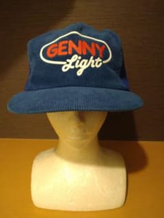 80's 90's Genny Light コーデュロイ メッシュ キャップ