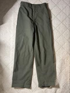 70s 米軍実物 ウールサージ トラウザーズ 29L 60s IDEAL ZIPのサムネイル
