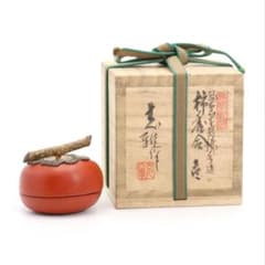 Ｍ２４４　香合　『輪島塗』『塗師　充雅作』『乾漆造り』『栗香合』　共箱　茶道具 塗師 川岸充雅作 輪島塗乾漆造 柿香合 茶道具 共箱共布 V978 - メルカリ