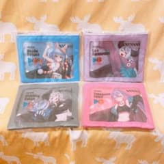 스트리트 파이터 6×홀로 라이브 윈도우 플랫 파우치 4종 세트