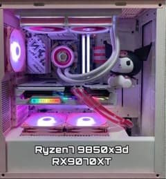 最強 ゲーミングPC Ryzen7 9850x3d RX9070XT 2TB - メルカリ