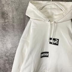 Supreme コムデギャルソン パーカー ホワイト レア コラボ M