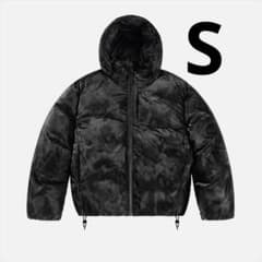 dime wavy puffer jacket smoke black 短丈 - メルカリ