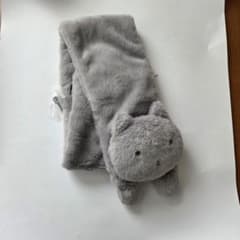 ピンクハウス　猫モチーフ フェイクファー マフラー グレーのサムネイル