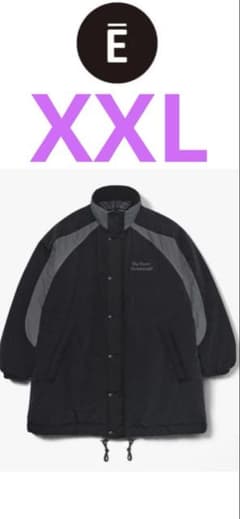 エンノイPADDED NYLON BENCH COAT BLACK/GRAY - メルカリ