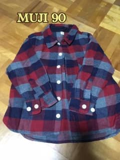 チェックシャツ 90 無印のサムネイル