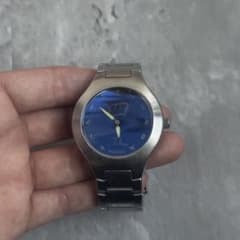 00s FOSSIL BIG TIC 漢字 silver black Y2K - メルカリ