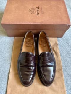 Berwick UK6 ローファー バーガンディ バーウィック Alden Berwick UK6 コインローファー バーガンディ バーウィック Alden