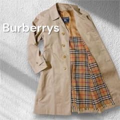 Burberrys ステンカラーコート ベージュ ノバチェック 英国製 ライナー