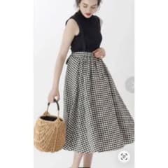 値下げ♡tsurubymarikooikawaチェックロングスカート - メルカリ