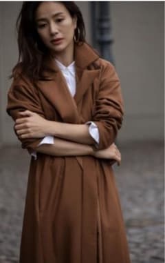 Loin.ロワン井川遥さんブラウン ロングコート Loin.ロワン井川遥さんブラウン ロングコート - メルカリ