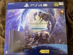 PS4 Pro 1TB マスターエディション　モンスターハンターアイスボーンのサムネイル