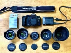 OLYMPUS E-520 5-Lens Set Four Thirds SLR ZUIKO
