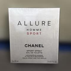 CHANEL ALLURE HOMME SPORT 3本セット 包装紙、リボン付 | Mercari