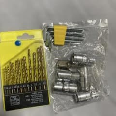 【未使用品】ドリルビット ソケット 六角レンチ 工具セットのサムネイル