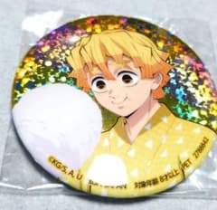 鬼滅の刃 ホログラム缶バッジ 漆ノ章 in ナムコ 我妻善逸 - メルカリ