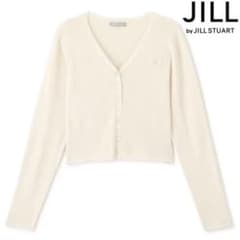 【新品】JILL by JILLSTUART UV加工ロゴ刺しゅうニットカーデのサムネイル