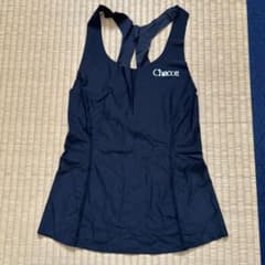 Chacott クロスバック タンクトップ トップス　Sサイズ ブラック