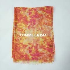 COMME CA ISM ストール オレンジ ピンク 未使用のサムネイル
