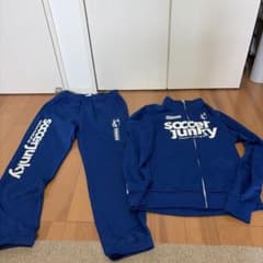 soccer junky ジャージ上下セット 青のサムネイル