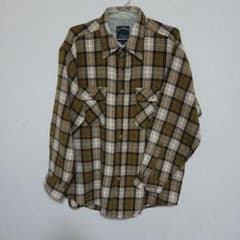 Sunny Town オンブレ ネルシャツ チェック柄 古着 ビンテージ風のサムネイル
