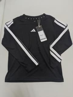 adidas 新品 長袖カットソー 120cm ブラックのサムネイル