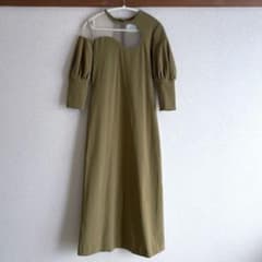アメリヴィンテージ LAKE CURVE TRICOT RIB DRESSのサムネイル