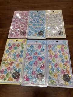 しずくちゃん　シール　6枚のサムネイル