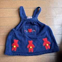 MIKI HOUSE ベビー ワンピース80cm ネイビーのサムネイル
