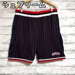 シュプリーム　バスケット　ゲームシャツ　ハーフ　パンツ　XLサイズ シュプリーム バスケット ゲームシャツ ハーフ パンツ XLサイズ - メルカリ