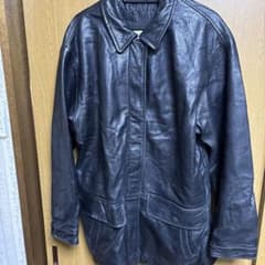 Eddie Bauer レザージャケット ブラック Lのサムネイル