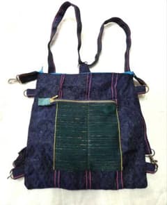 畳ヘリ バッグ リュック トートバッグ 3WAY ハンドメイド 軽量