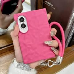 galaxyzfold8 ケースカバー ピンクのサムネイル
