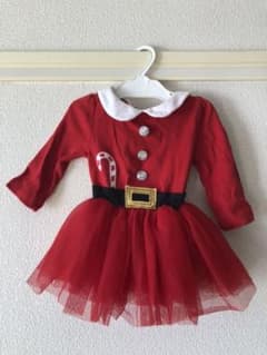 クリスマス サンタ コスプレ　キッズ69-74㌢のサムネイル