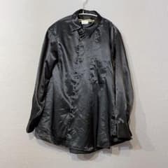 マコ様専用】COMME des GARCONS 製品洗いエステルサテンシャツ - メルカリ